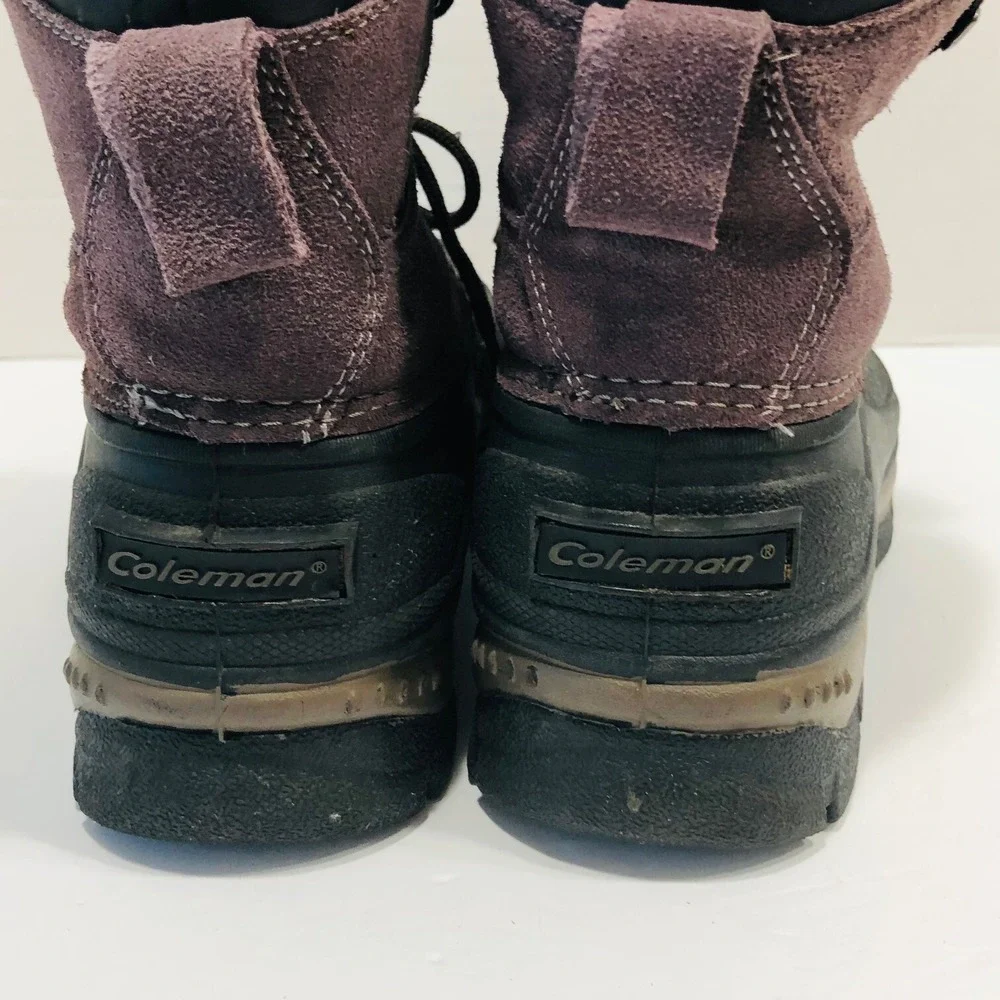 Coleman‎ Mens Work Boots Thinsulate Fairbanks Insulated Suede Hiking Chores 8